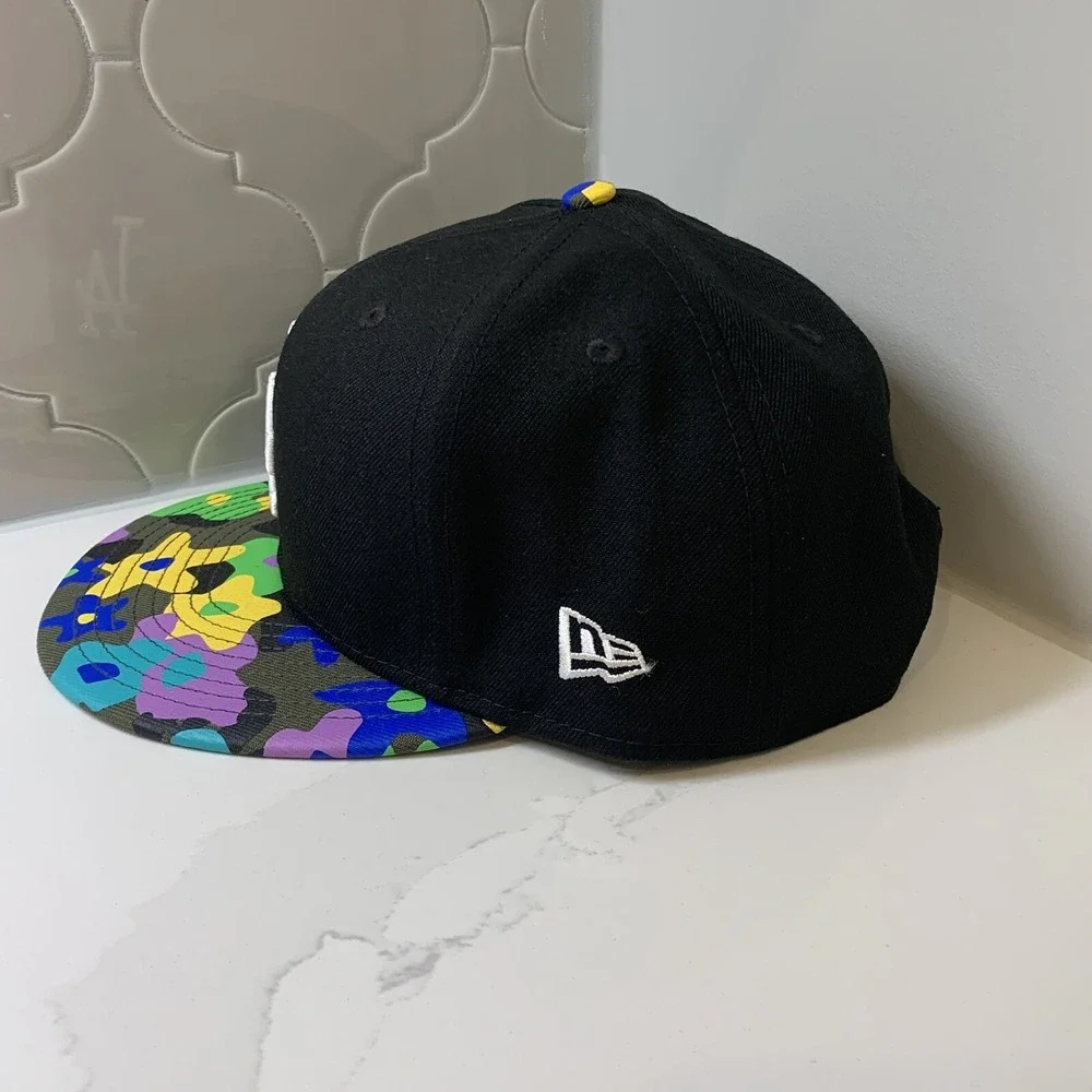 New Era New York Yankees 9FIFTY MLB Floral Green Camo Black Snapback Hat OSFM